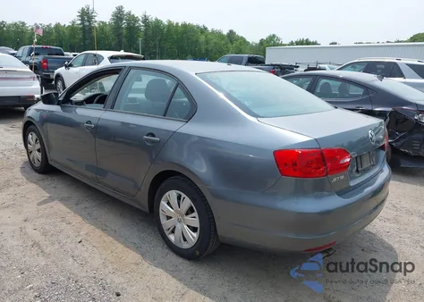 2012 Volkswagen Jetta 2.0L S from USA, damaged, VIN 3VW2K7AJ1CM349444